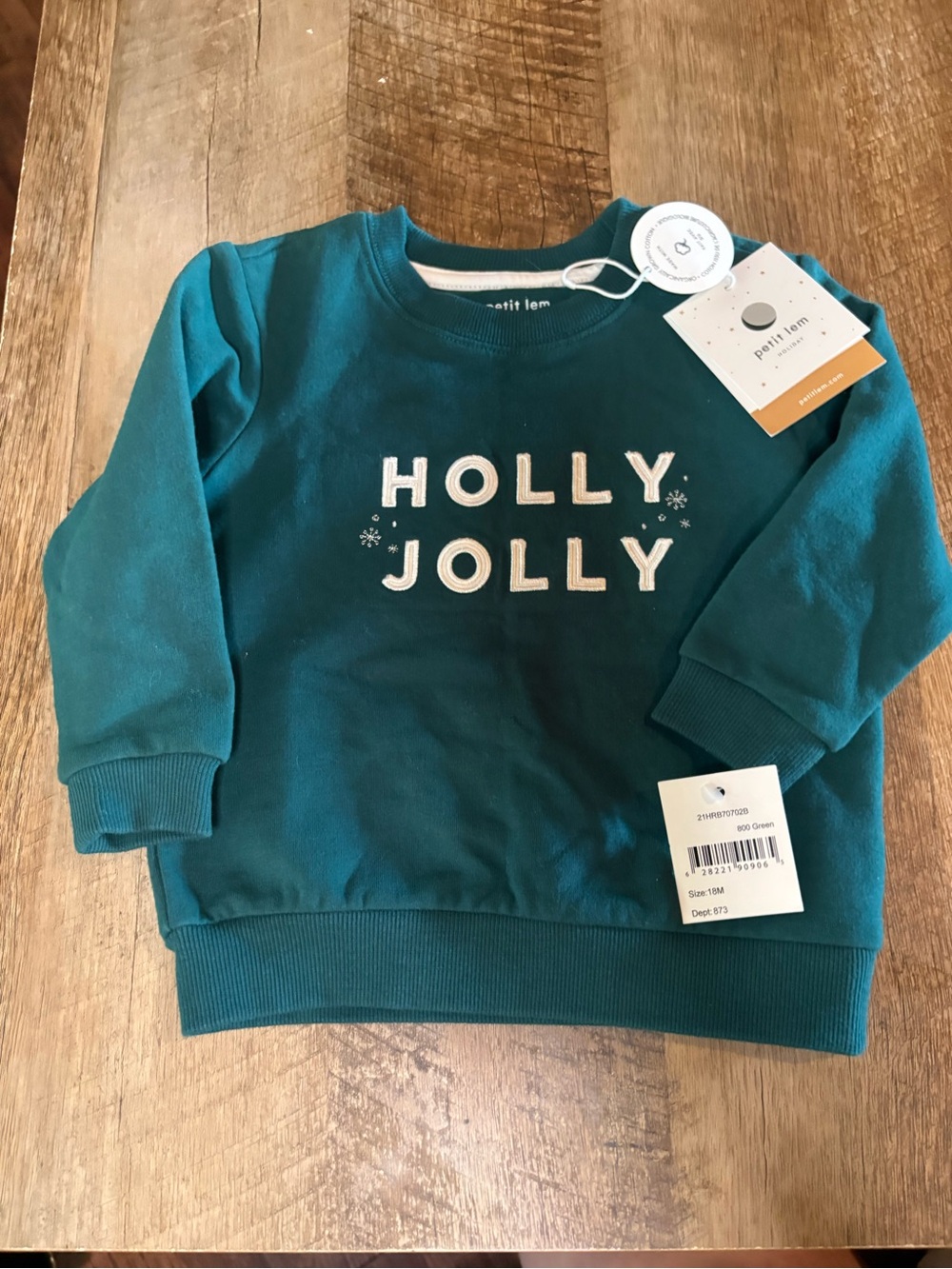 Petit Lem Sweatshirt // 18m // NWT